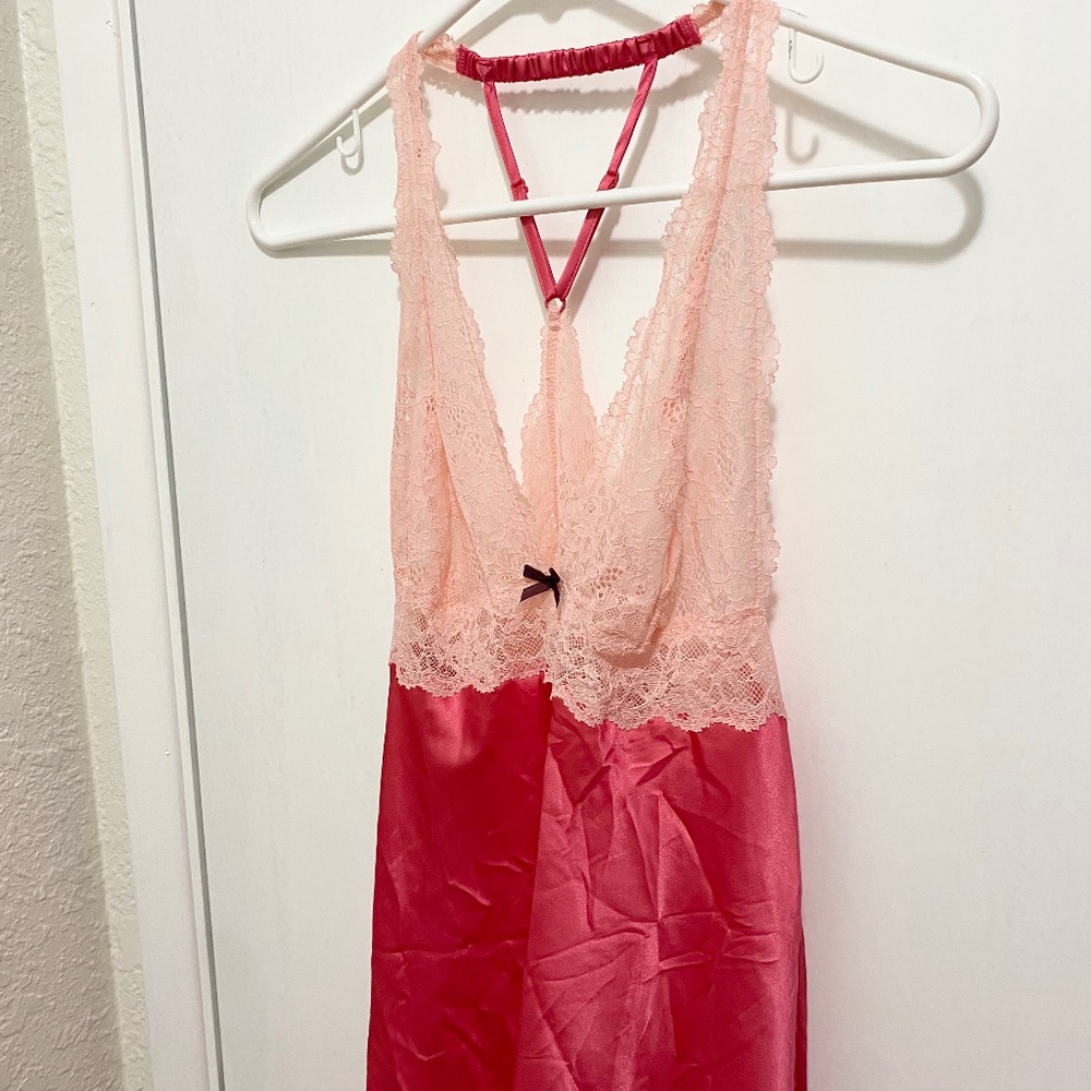 Victoria Secret Pink  Lace Size M Women’s Slip Dress